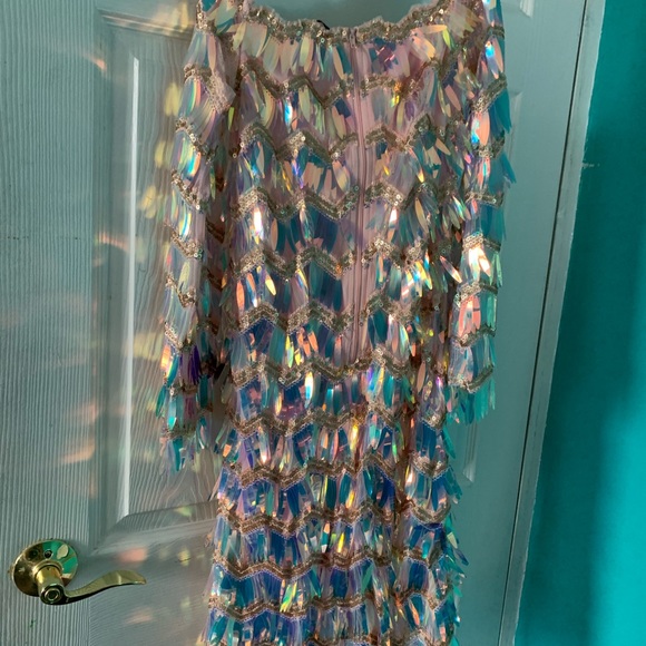 NWT Prom Dress, club dress, off shoulder, fitted - Picture 2 of 3